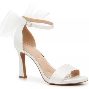 Kelly & Katie White Bridal Heels